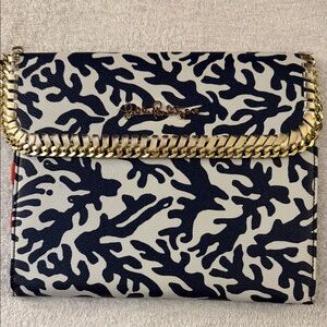 Lilly Pulitzer Navy Chain Link Mail Treasure iPad Tablet Case Coastal Blue 8x10”